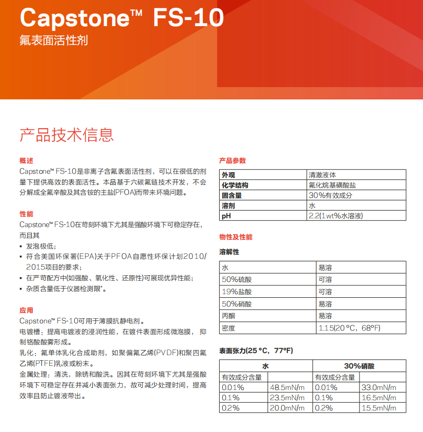 fs-10氟表面活性劑(圖1)